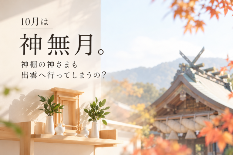 神無月と言われる10月。神棚の神さまもいなくなってしまうの？